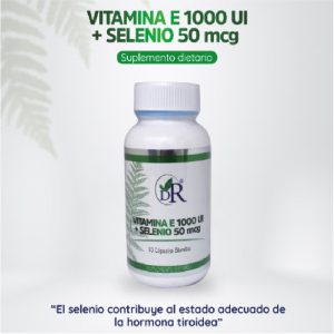 Vitamina E 1000 UI + Selenio 50 Mlg
